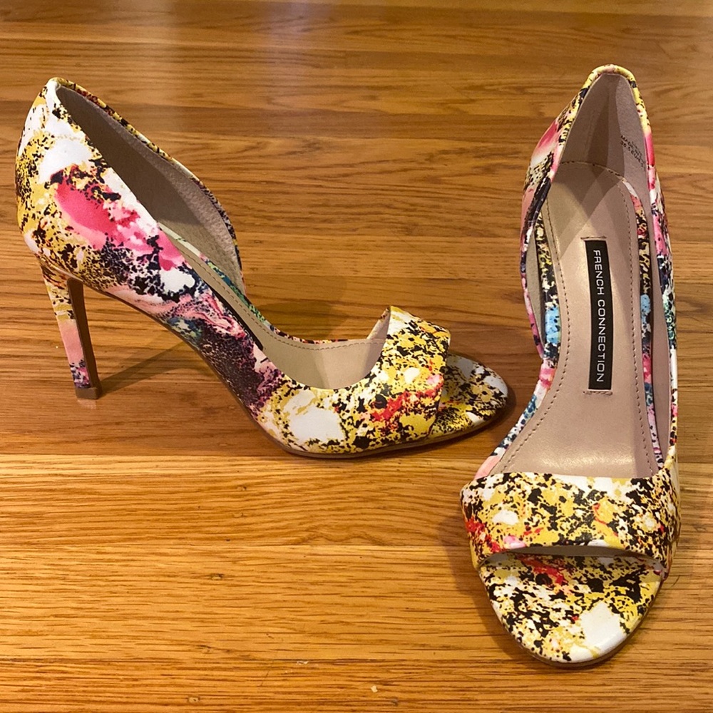 Worn ONCE French Connection Open-Toe Heels